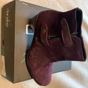 Dansko Purple suede boots